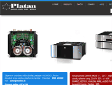 Tablet Screenshot of platanaudio.sk